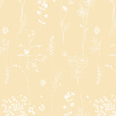 Papel Chuva De Flores Amarelo ( Faixa 1.70 H )