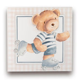 Quadro Urso Baby Gabriel Patinete