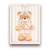 Quadro Pedrinho Urso Bandana Aviador