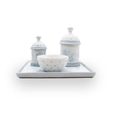 Kit Higiene Toile Urso 4 pçs