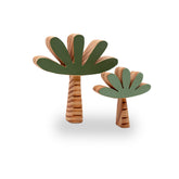 Enfeite De Prateleira - Dupla De Coqueiro