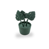 Mini Vaso De Camurça Verde