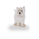 Enfeite De Prateleira - Cão Branco