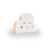 Adorno Nuvem Rosa/Branco