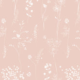 Papel Chuva De Flores Rosa Quartz ( Faixa 3.40 H )