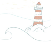 Papel Farol Náutico Branco ( Faixa 3.40 H )