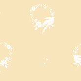 Papel Guirlanda Pássaros Amarelo ( Faixa 3.40 H )