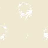 Papel Guirlanda Pássaros Bege ( Faixa 3.40 H )