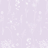 Papel Chuva De Flores Lilás ( Faixa 3.40 H )