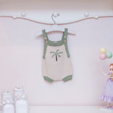 Romper Coqueiro Verde & Bege ( P )