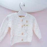 Casaco Colmeia Off White ( G )