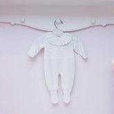 Macacão Tricot Off White ( P )