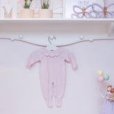 Macacão Gola Tranças Rosa ( PP )