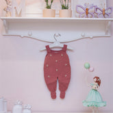 Jardineira Florzinha Rosa Amarelina ( PP )