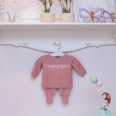 Kit Blusa + Calça Bordado Flor ( P )