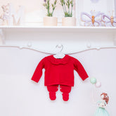 Kit Blusa Gola + Calça Vermelho ( PP )