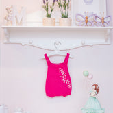 Romper Floral Lateral Rosa Pink ( G )