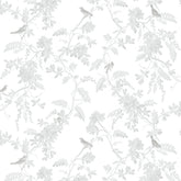 Papel Toile Pássaros Cinza