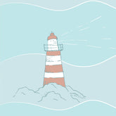 Papel Farol Náutico Azul ( Faixa 1.70 H )