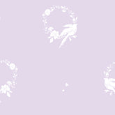 Papel Guirlanda Pássaros Lilás ( Faixa 1.70 H )