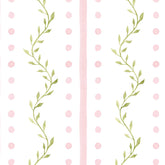 Papel Volutas Poá Rosa ( Faixa 1.70 H )