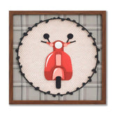 Quadro Com Luz Moto