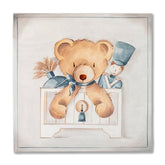 Quadro Urso Baby Lili;Ted