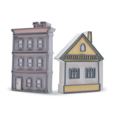 Kit Porta Livros Casinha/Prédio Coleção Casinha