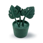 Mini Vaso De Camurça Verde