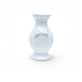 Vaso Laço Poa Branco