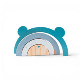 Enfeite De Prateleira Arco Iris De Urso