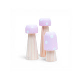 Trio De Cogumelos Rosa