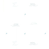 Papel Alto Mar Fundo Branco ( Faixa 1.70 H )
