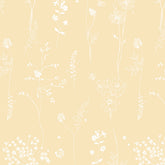 Papel Chuva De Flores Amarelo ( Faixa 2.80 H )