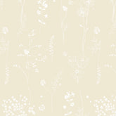 Papel Chuva De Flores Bege ( Faixa 1.70 H )