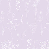 Papel Chuva De Flores Lilás ( Faixa 3.40 H )