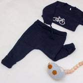 Calça Tricot Azul Marinho ( G )