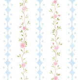 Papel Rose Garden Listras Azul Quartz ( Faixa 2.80 H )