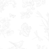Papel Toile Borboleta Cinza ( Faixa 1.70 h )
