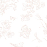 Papel Toile Borboletas Rosa Quartz ( Faixa 3.40 H )
