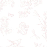 Papel Toile Borboletas Rosa ( Faixa 1.70 H )