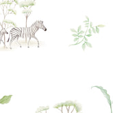 Papel Toile Safari Aquarelado ( Faixa 3.40 H )
