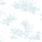 Papel Toile De Urso Azul Náutico ( Faixa 3.40 H )