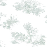 Papel Toile De Urso Verde Celadon ( Faixa 1.70 H )