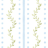 Papel Volutas Poá Azul Quartz ( Faixa 1.70 H )