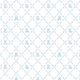 Papel Losango Urso Azul ( Faixa 1.70 H )