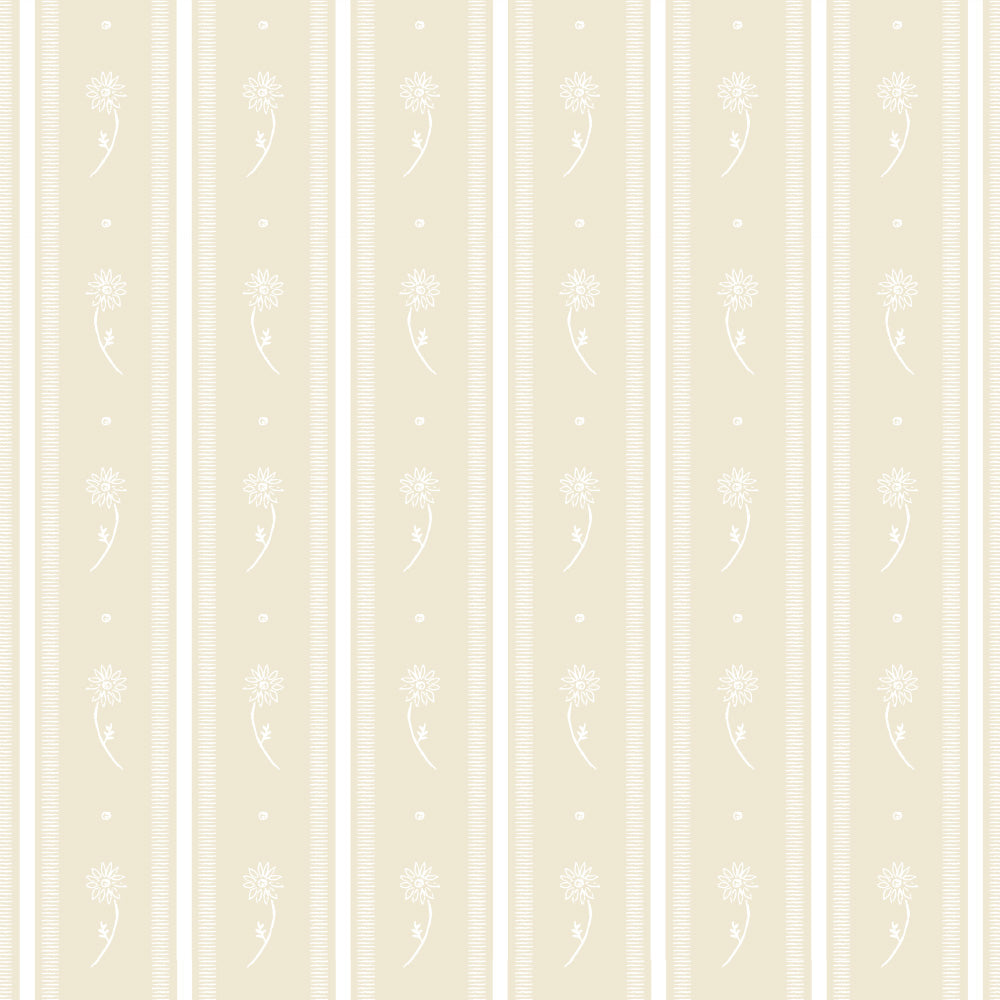 Papel Listras Girassol Bege  ( Faixa 2.80 H )