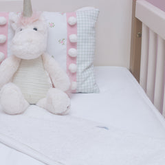 Lençol De Berço Com Bordado