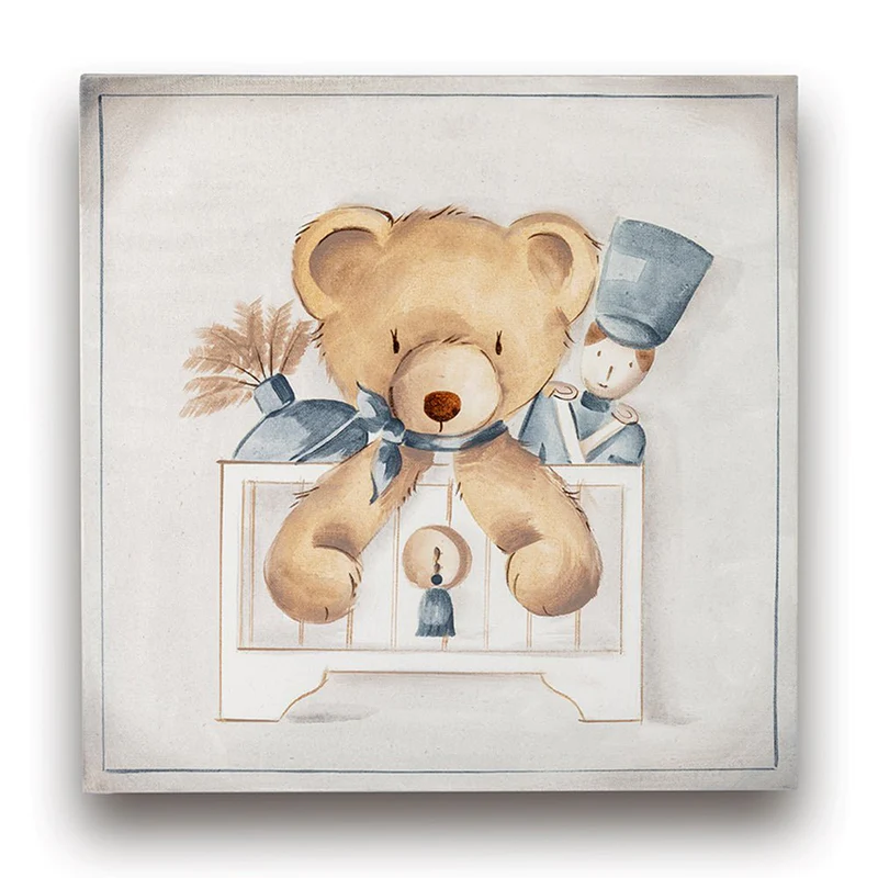 Quadro Urso Baby Lili;Ted