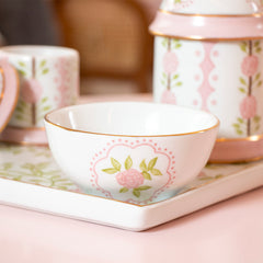 Kit Higiene Rose Garden - Coleção Monise Rosa 4 pçs